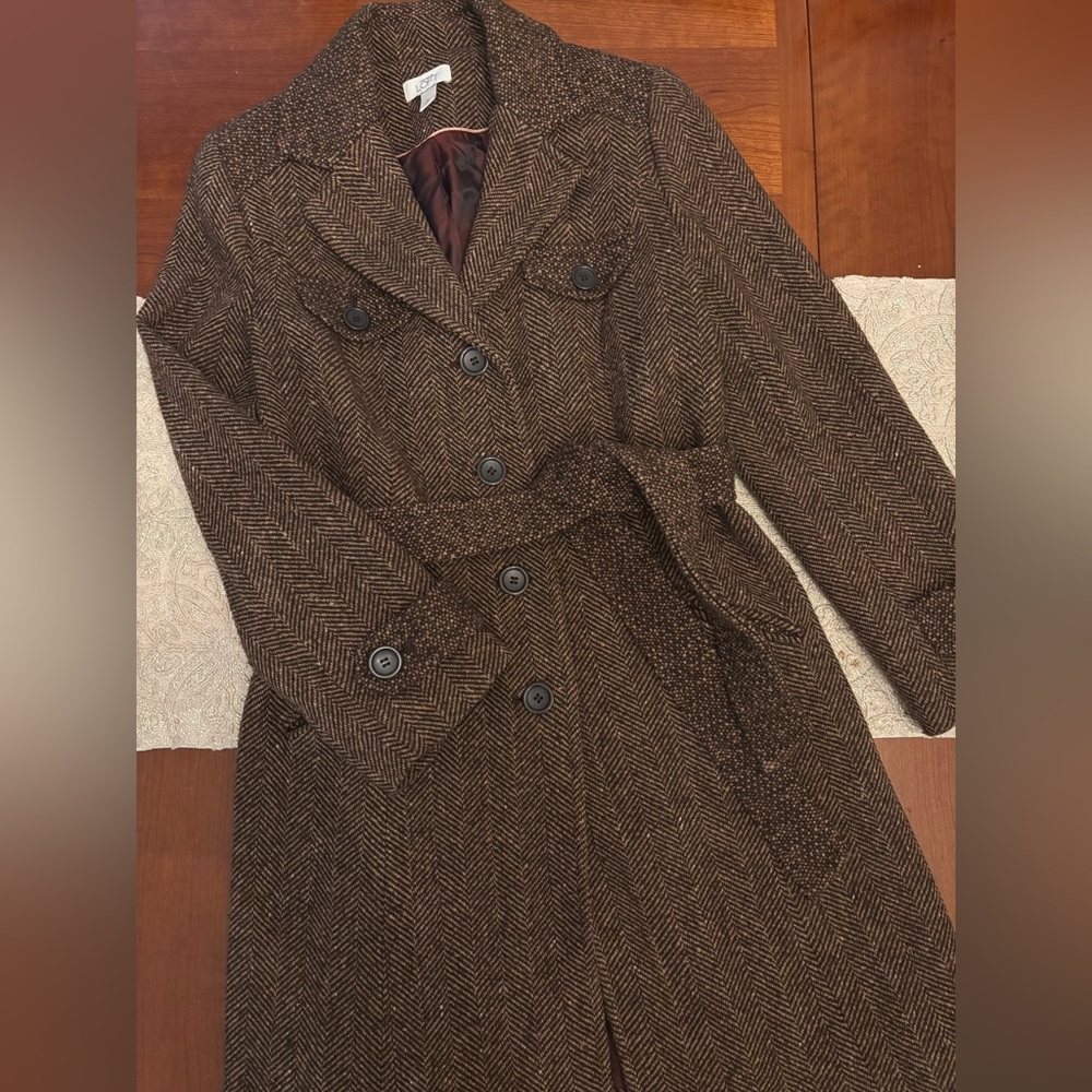 Women’s Brown LOFT Peacoat